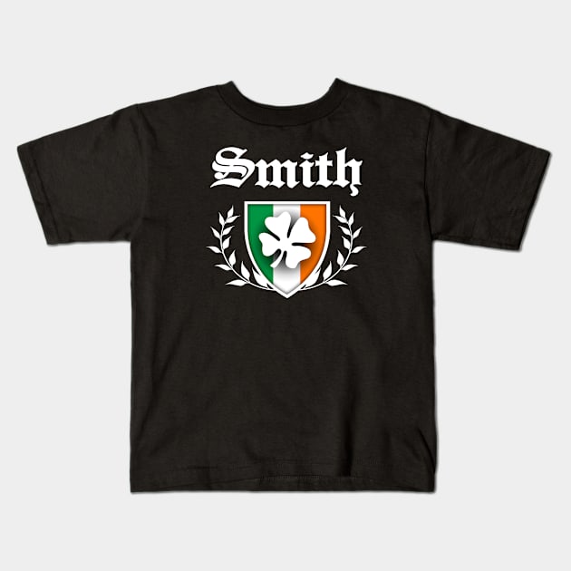 Smith Shamrock Crest Kids T-Shirt by robotface